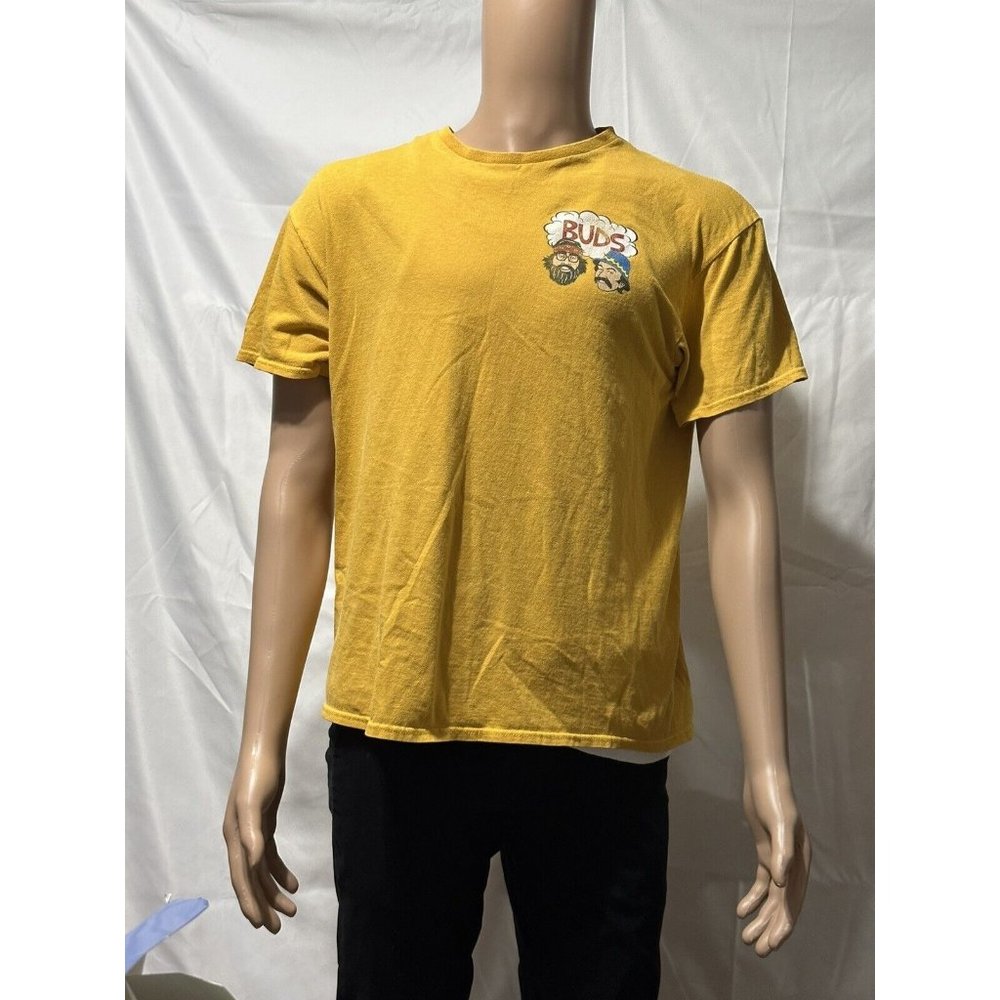 cheech & Chong Yellow Color T-Shirt Size L